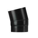 Vitreous enamel elbow 15° 150 mm black matt Save Plus 